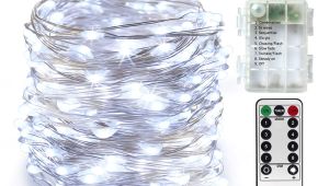 Battery Powered Christmas Lights Amazon Amazon Com Homeleo 33ft 100led Battery Powered String Lights W