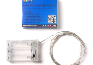 Battery Powered Christmas Lights Amazon Amazon Com Rtgs 20 Blue Color Micro Led String Lights Battery