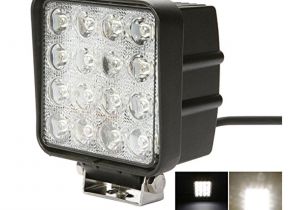 Battery Powered Work Lights 4 Inch Square 48w Led Work Light Off Road Flood Lights Truck Lights