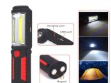 Battery Powered Work Lights Alonefire C023 Portable Mini Cob Led Rechargeable Flashlight Work