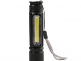 Battery Powered Work Lights Rechargeable Led Flashlight Work Light Magnetic Base Telescopic