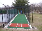 Batting Cages for Backyard Backyard Basketball Court and Batting Cage New Heavy Duty 5 9 16