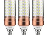 Bayco Lights Yiizon 15w Led Candle Bulbs 6000k Daylight White 1200lm E12 Base