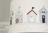 Beach themed Lamp Shades Beach Huts Lampshade by buttons Moon Notonthehighstreet Com