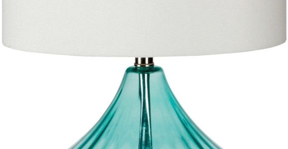 Beach themed Lamp Shades Coastal Lamp Beachin Pinterest Coastal Aqua Glass and Aqua