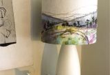 Beach themed Lamp Shades Uk British Landscape Lampshade with Embroidery Of Geese Measuring 20 X