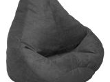 Beanbag Chairs for Kids soft Suede Extra Large Bean Bag Onyx Onyx Beige Size Jumbo