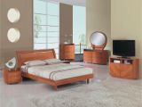 Bedroom Furniture Sets Queen Global United Industries Cosmo Contemporary 4 Piece Cherry Red
