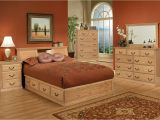 Bedroom Furniture Sets Queen Traditional Oak Platform Bedroom Suite Queen Size