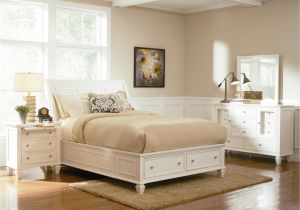 Bedroom Sets with Storage Beds Glenmore Bedroom Collection White Black or Cappuccino the