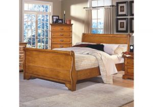 Bedroom Sets with Storage Beds New Classic Honey Creek Queen Oak Sleigh Bed Dunk Bright