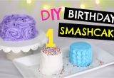 Beginners Cake Decorating Classes Near Me Diy 1st Birthday Smash Cake for Baby 3 Ways to Decorate Youtube