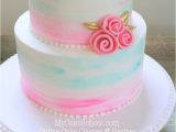 Beginners Cake Decorating Classes Near Me Watercolor buttercream A Cake Decorating Video Pinterest Cake