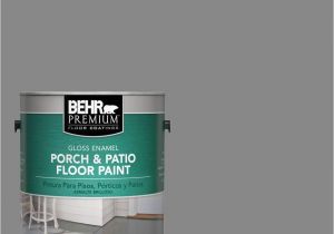 Behr Gloss Enamel Porch and Patio Floor Paint Behr Premium 1 Gal Pfc 63 Slate Gray Gloss Interior Exterior Porch