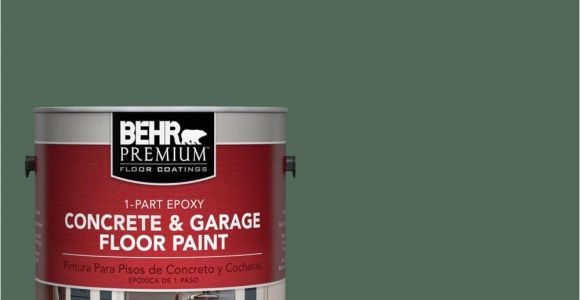 Behr Porch and Floor Paint Behr Premium 1 Gal Pfc 40 Green 1 Part Epoxy Concrete and Garage