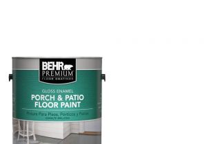 Behr Porch and Floor Paint Drying Time Behr Premium 1 Gal 6705 Ultra Pure White Gloss Interior Exterior