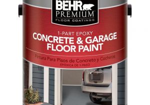Behr Porch and Floor Paint Home Depot Behr Premium 1 Gal 902 Slate Gray 1 Part Epoxy Concrete and Garage