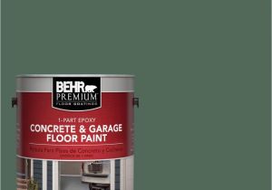 Behr Porch and Floor Paint Home Depot Behr Premium 1 Gal Pfc 40 Green 1 Part Epoxy Concrete and Garage