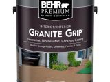 Behr Porch and Floor Paint Sticky Behr 1 Gal 65501 Tan Granite Grip Interior Exterior Concrete Paint