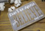 Believe Signs Decor Bible Verse Sign Scripture Wall Art Gift for Him Believe Wood