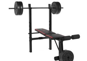 Bench Press Craigslist Cap Strength Standard Combo Bench with 100 Lb Weight Set Walmart Com