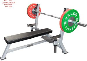 Bench Press Set with Weights Amazon Com Valor Fitness Bf 48 Olympic Bench Pro with Spotter