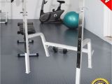 Bench Press Set with Weights Squat Rack Stand 250kg Adjustable Olympic Home Gym Weight Training