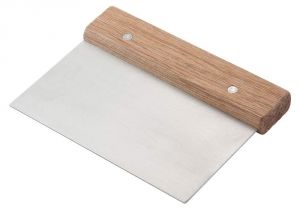 Bench Scrapper Amazon Com Winware Stainless Steel Dough Scraper with Wood Handle