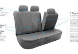 Bench Seat Cup Holder Amazon Com Fh Pu002 Classic Pu Leather Car Seat Covers Airbag