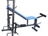Bench Sets with Weights Fitfly 40kg Home Gym Set with 3ft Curl5ft Straight Rod Dumbbell
