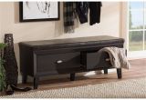 Bench with Shelf Underneath organize Your Entryway or Mudroom with the Dark Brown Emmett 2