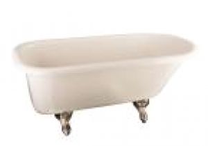 Best 5 Foot Bathtub 5 Ft Acrylic Ball and Claw Feet Roll top Tub In Bisque