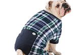 Best Baby Bathtub Canada Pawslife™ Plaid Dog Pajama In Blue Bed Bath & Beyond