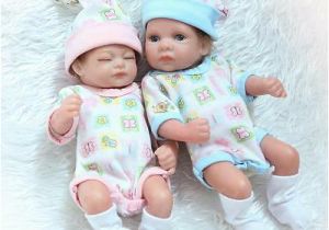 Best Baby Bathtub for Twins 11" Twins Girl Boy Reborn Silicone Baby Full Bath Baby