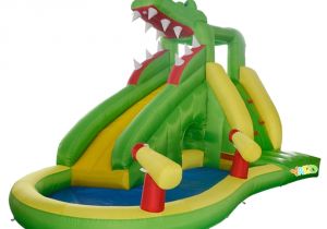 Best Backyard Water Slide Yard Crocodile Inflatable Slide Water Park Kids Pool Bounce House
