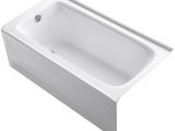 Best Bathtubs Alcove Kohler Bancroft 5 Ft Acrylic Left Drain Rectangular