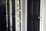 Best Black Paint Color for Interior Doors How to Paint Interior Doors Black Update Brass Hardware White