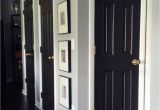 Best Black Paint for Interior Doors How to Paint Interior Doors Black Update Brass Hardware White