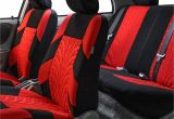 Best Car Interior Cleaner for Cloth Seats Fh Group Red and Black Travel Master Car Seat Covers Red Black