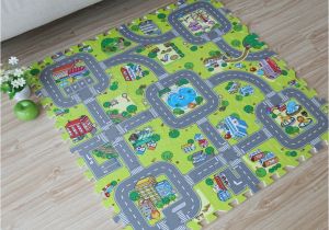 Best Children S Floor Mats 9pcs Baby Eva Foam Puzzle Play Floor Mat toddler City Road Carpets