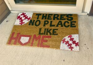 Best Door Rugs for Dogs there S No Place Like Home Baseball Door Mat Home Plate Baseball