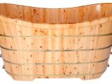 Best Freestanding Bathtub Brands Alfi Brand Ab1105 63 Free Standing solid Cedar Wooden