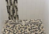 Best Grout for Pebble Shower Floor Black and White Pebble Tile Pinterest White Pebbles Pebble