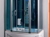 Best Jetted Bathtub Steam Shower Room with Deep Whirlpool Tub Bluetooth 9001