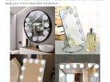 Best Light Bulbs for Makeup Vanity Tsv Hollywood Style Led Vanity Mirror Lights Kit with Dimmable Light