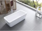 Best Material for Freestanding Bathtub Baolong Rectangle Freestanding Bathtub Use Good Quality