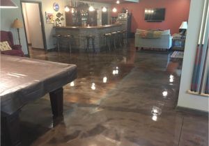 Best Metallic Epoxy Floor Coating Metallic Marble Epoxied Basement Floor In Peoria Illinois