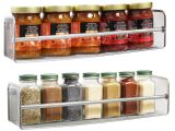 Best organic Spice Rack Amazon Com Decobros 2 Pack Wall Mount Single Tier Mesh Spice Rack