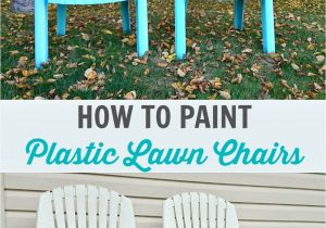 Best Paint for Plastic Chairs How to Spray Paint Plastic Lawn Chairs Dans Le Lakehouse