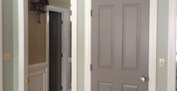 Best Paint Sprayer for Interior Doors Sherwin Williams Dovetail Grey the Door Color is What I Would Like